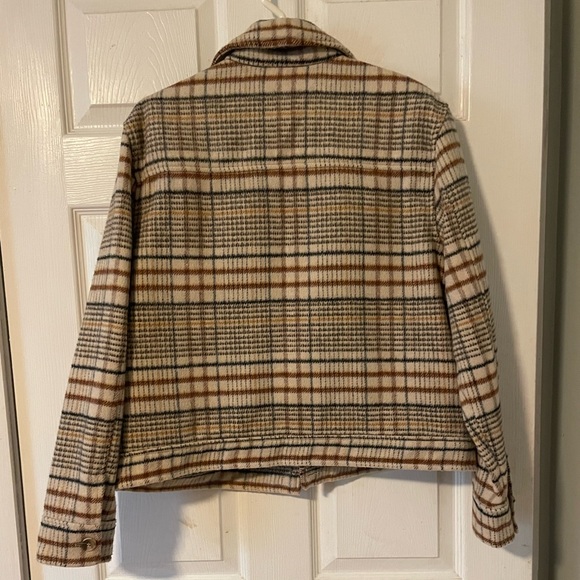 Joie Cropped Plaid Shacket - Picture 7 of 9